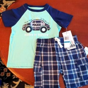 Toddler boys matching set